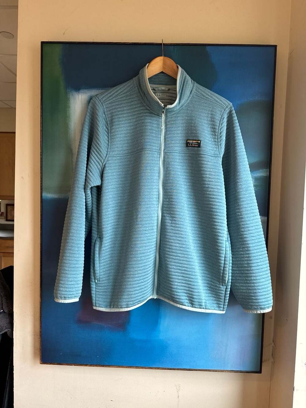 Women's Airlight Knit Full-Zip Mock Neck Jacket in Teal